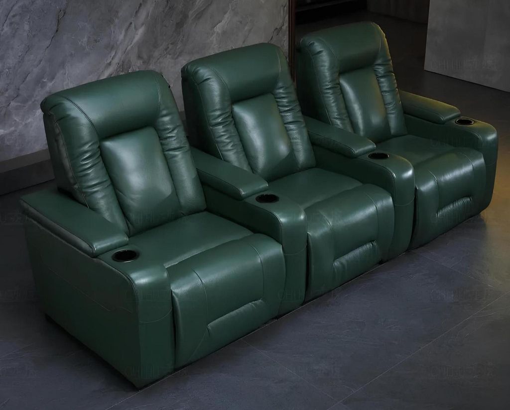 Kinosessel 3 Sitzer mit Fußstütze – Komfort und Entspannung für Ihr Heimkino.