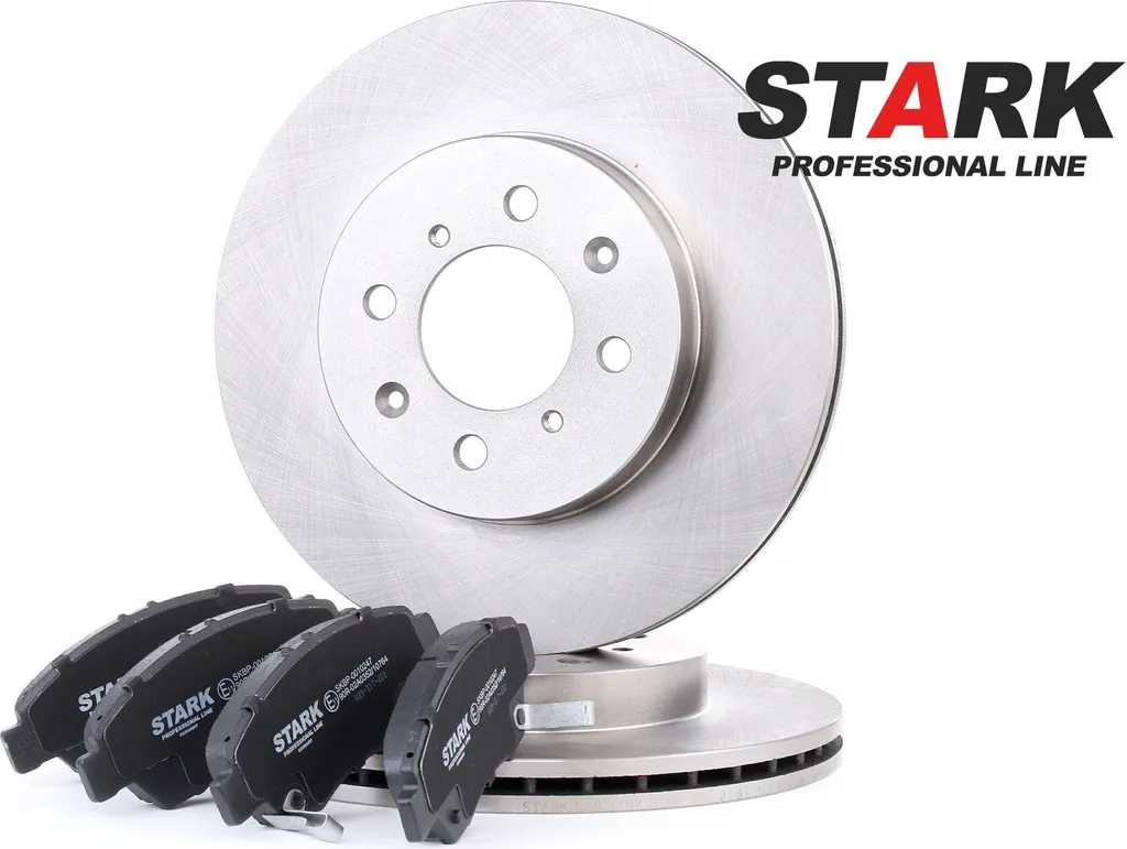 Freinage sécurisé pour Honda CRX et Civic Kit Disques Plaquettes STARK