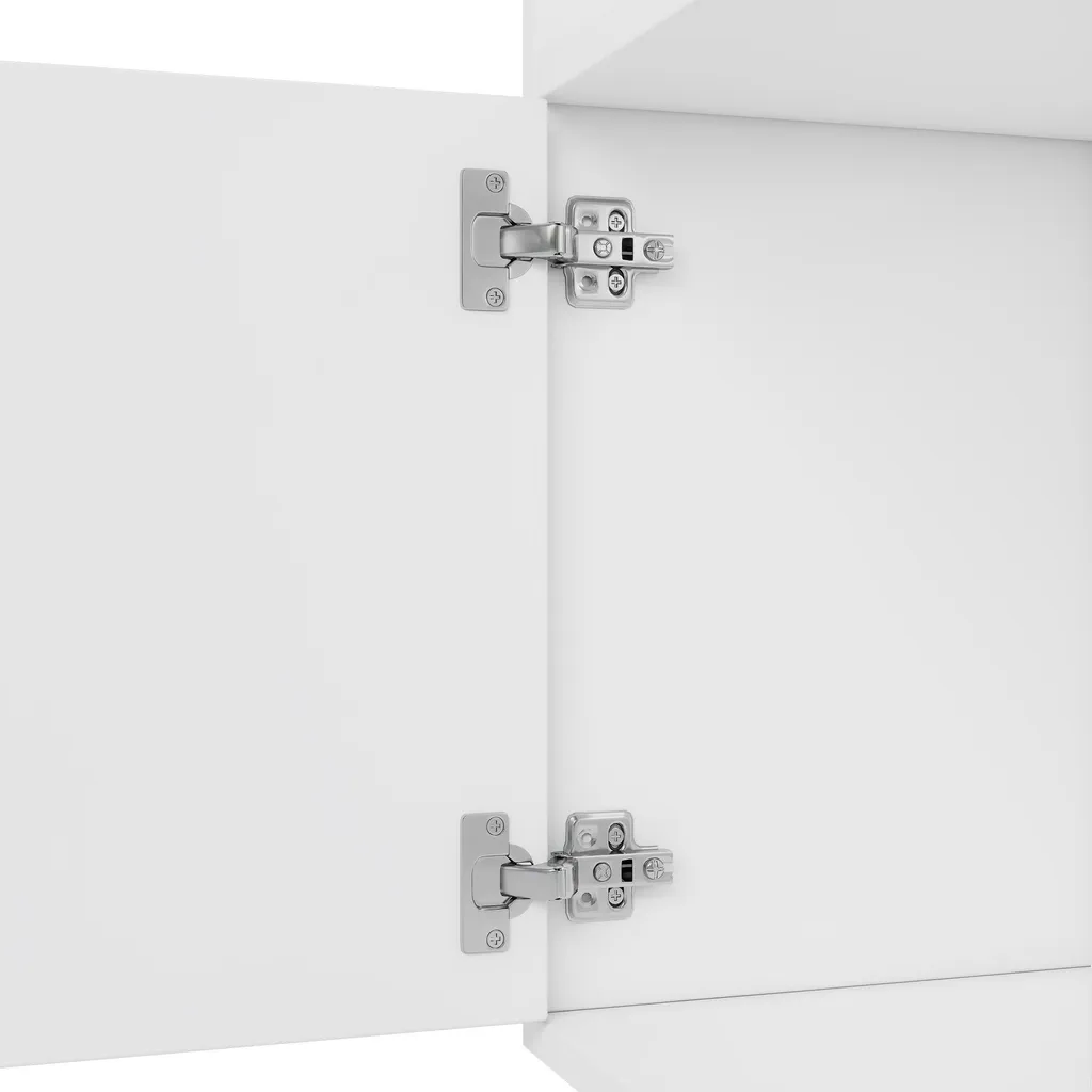 Bibliothèque LED avec Télécommande et Compartiments, Style Blanc Épuré - 14