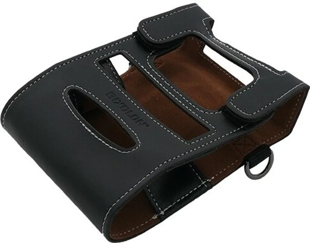Sacoche de protection SPP-R310 cuir noir avec bandoulière et clip ceinture