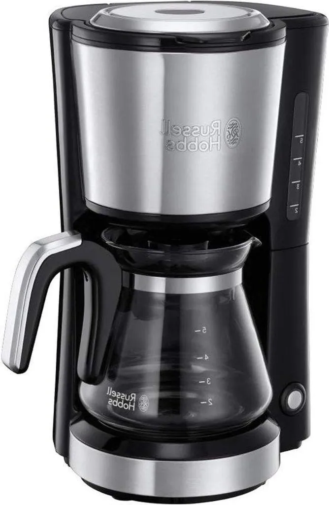 Machine à café compacte pour bureau - Mini-cafetière 0,75L noire 5 tasses