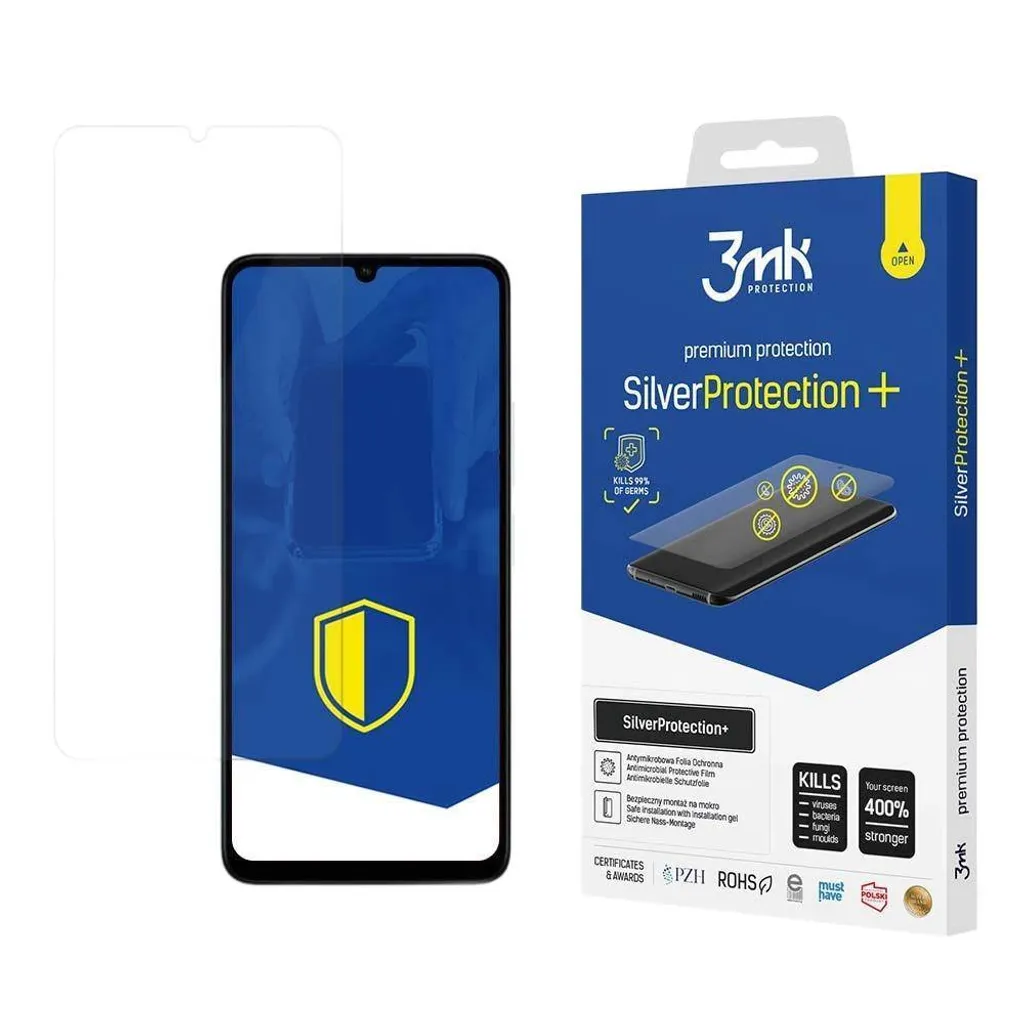Pellicola 3mk SilverProtection+ Redmi 13C Poco C65 | Protezione 400%