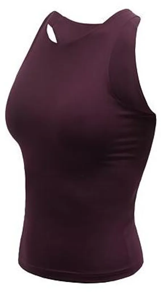 Haut de sport rouge femme Sensor Infinity Eco anti-transpiration taille S