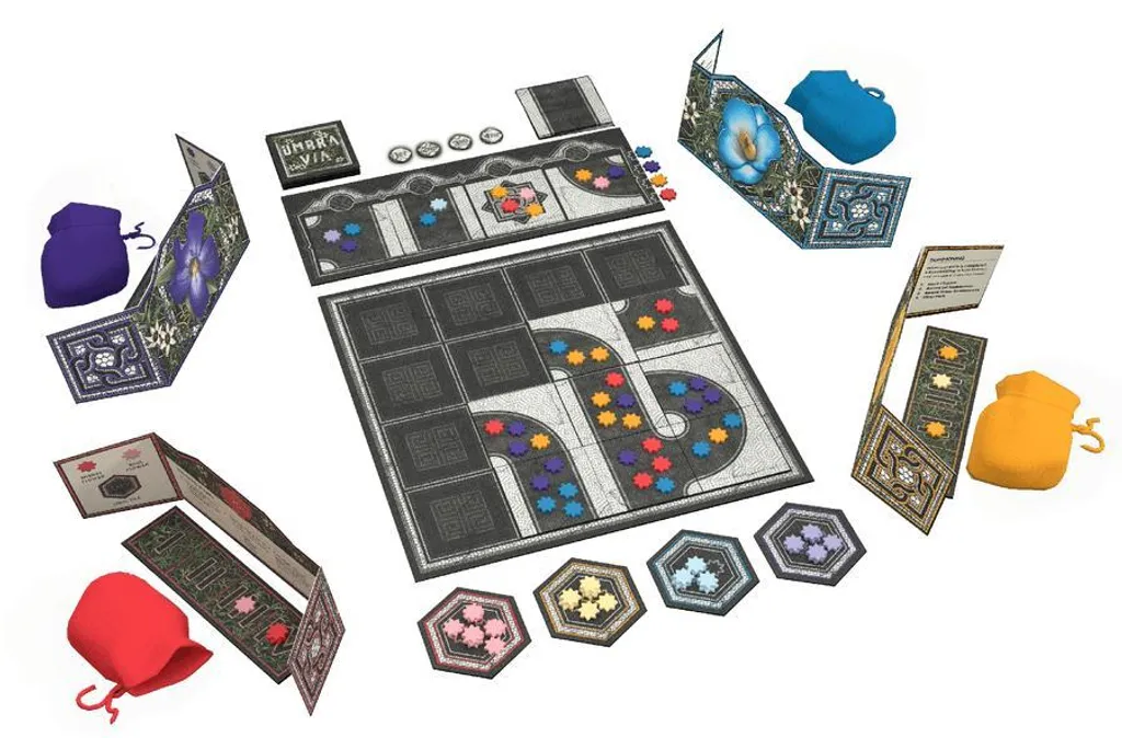 Umbra Via Jeu de Société de Stratégie Édition Anglaise pour Experts
