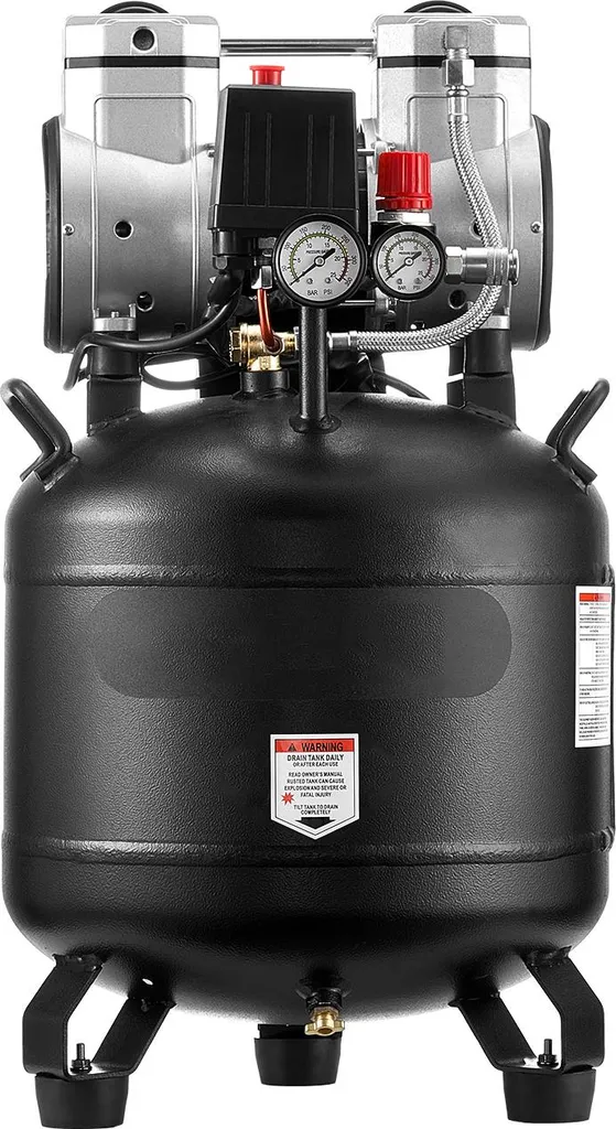 Compresseur électrique 30L sans huile SucceBuy 2CV 113L/min polyvalent