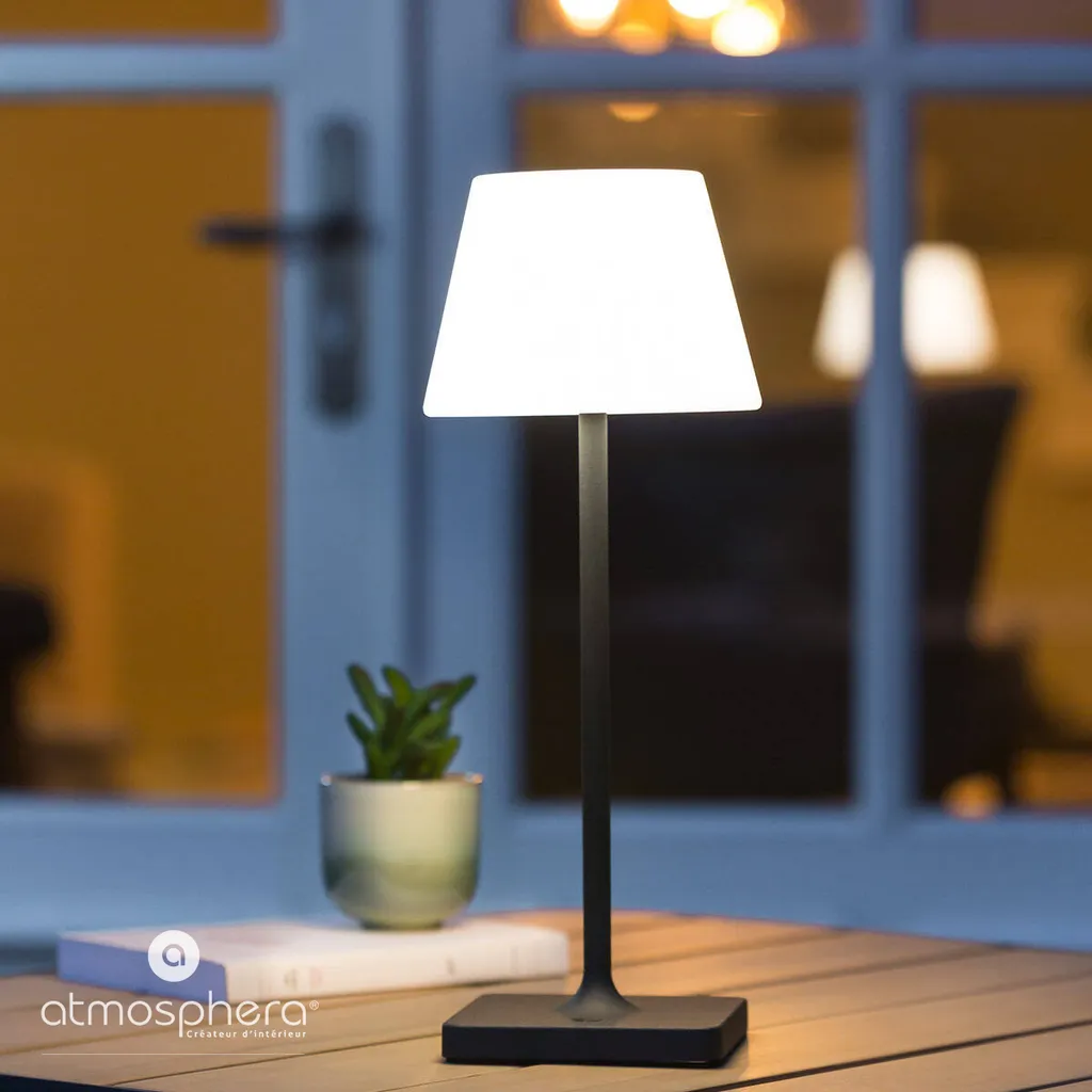 Lampe de jardin RONY aluminium 39 cm - Éclairage LED IP44 robuste - 3