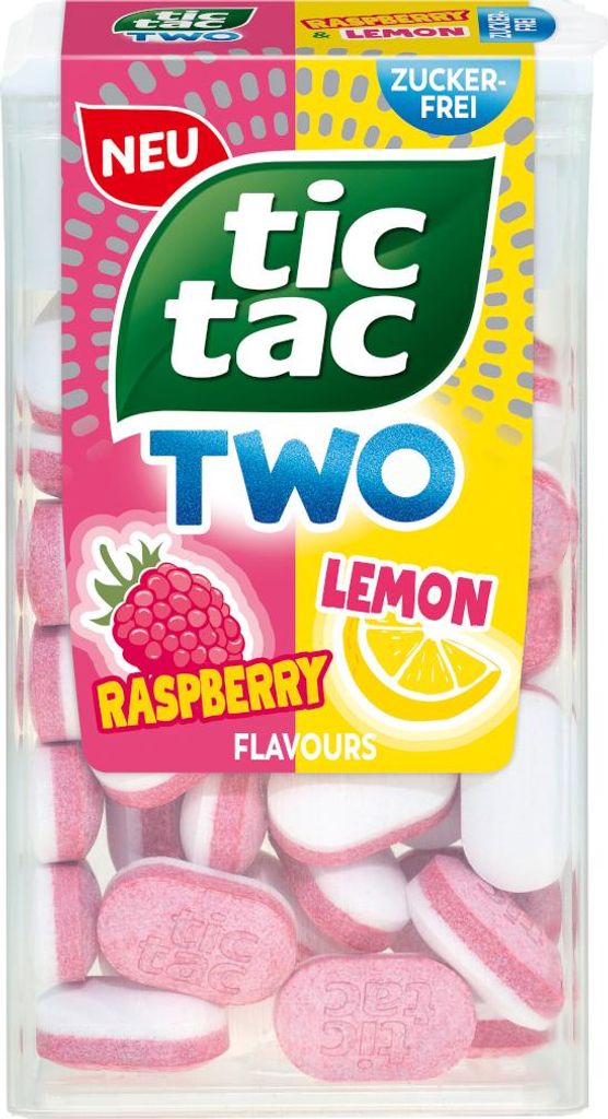 tic tac TWO Raspberry Lemon erfrischendes Geschmackserlebnis 38,5g