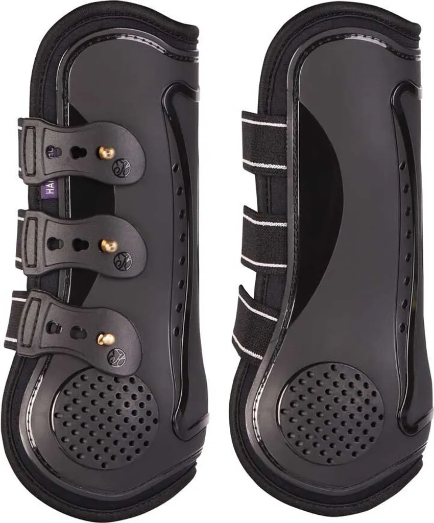 Bottes de Tendon Elite-R Harry's Horse Noir Cob à Coque Rigide et Confort