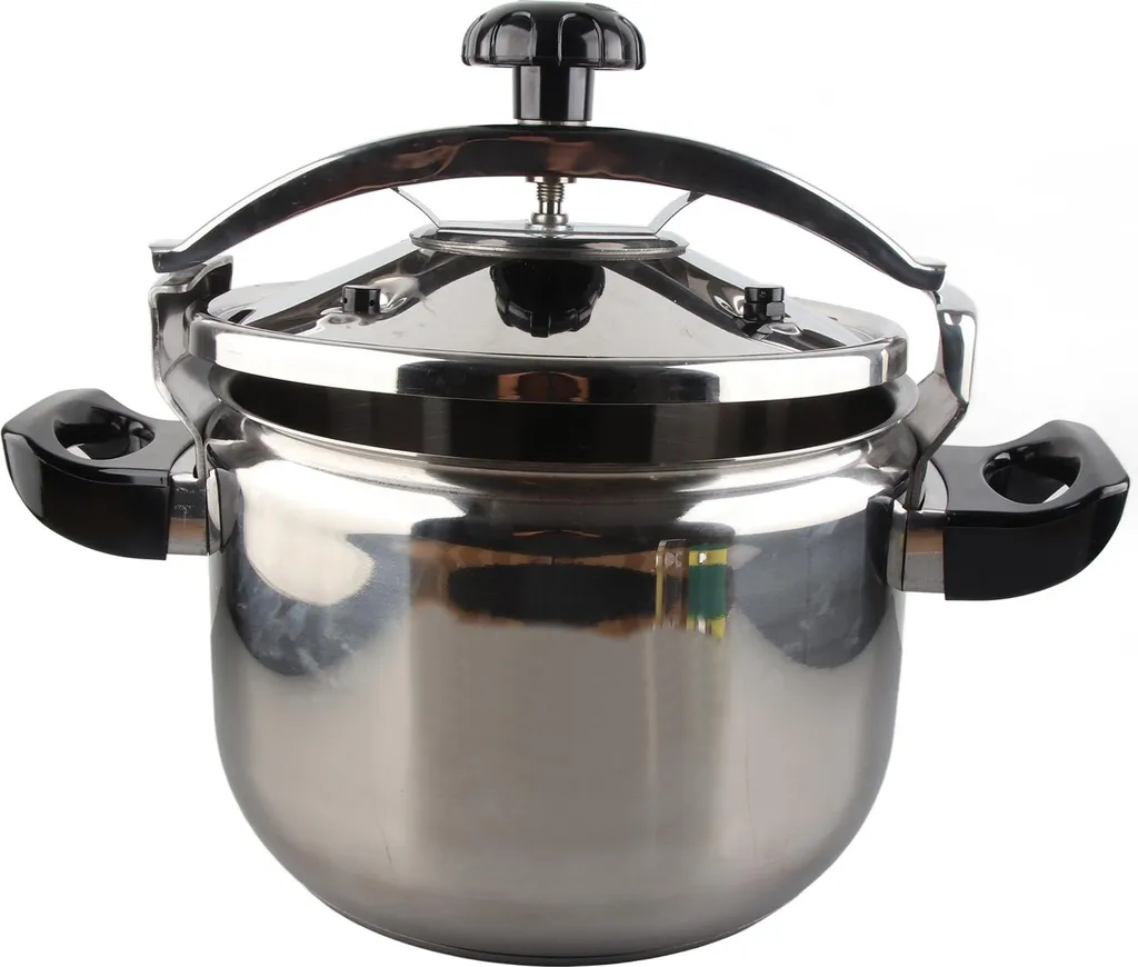 Autocuiseur en acier inoxydable 22L induction et gaz 34cm anti-explosion