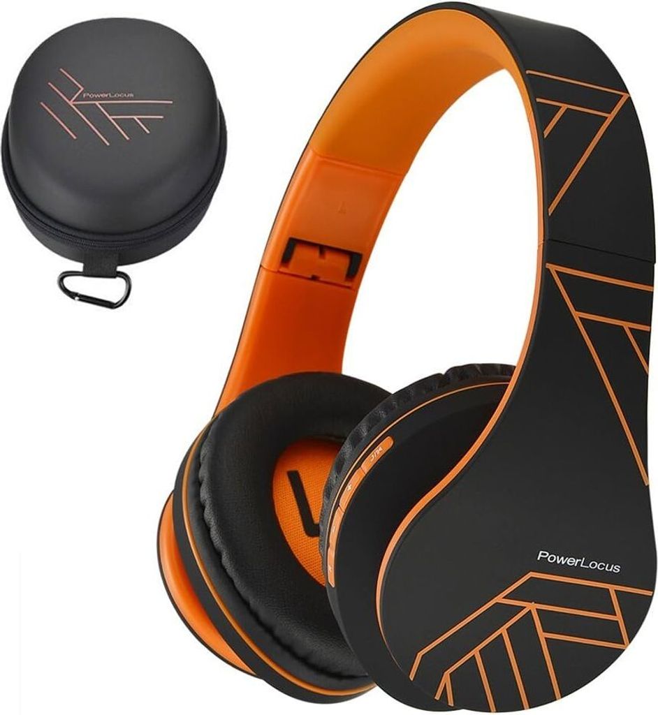 Bluetooth Over-Ear Kopfhörer, Kabellos Stereo Faltbare Kopfhörer Kabellose und Kabel-Kopfhörer mit Integriertem Mikrofon, Micro SD/TF, FM für H...