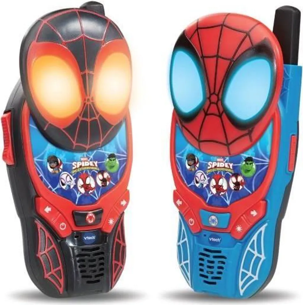 Talkie-Walkie Enfant Spidey VTech Interaktive pour Jouer à Plusieurs