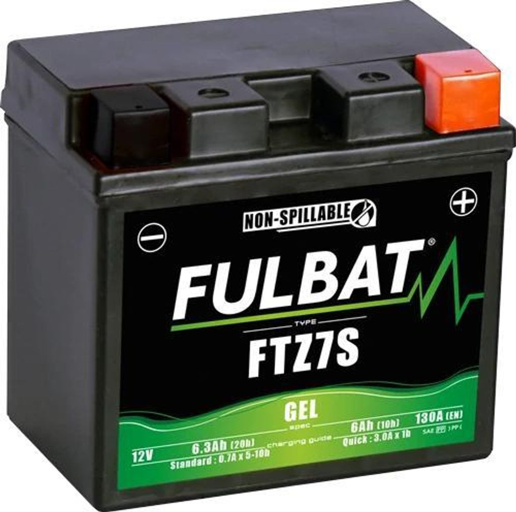 FULBAT FTZ7S 12V 6Ah 130A (YTZ7S) 113x70x105mm P+ GEL Obrázok produktu 