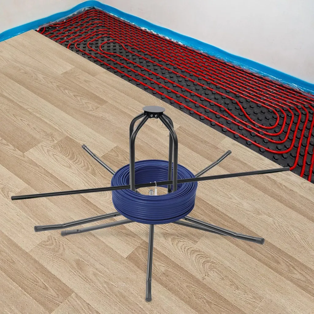 Dévidoir de tuyaux pour plancher chauffant - Solution de pose efficace