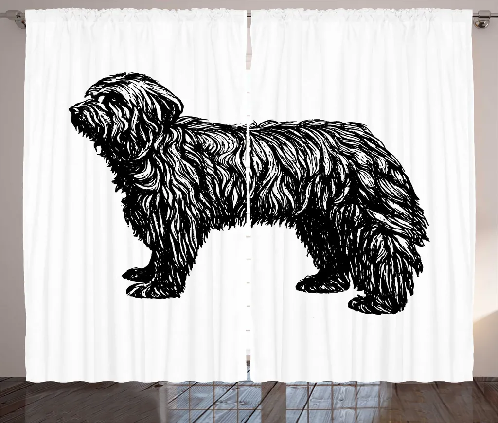 Rideaux de décoration Sheepdog pour rénover votre salon 280 x 225 cm