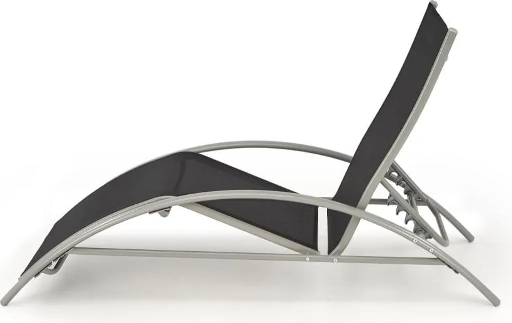 Ensemble chaises longues EMBOLO durables et table basse anti-corrosion