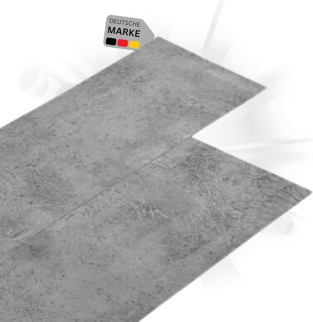 DELUKE Laminat Dielen PVC selbstklebend wasserfest | 2mm Stärke, Rutschfest | Vinyl Bodenbelag Laminatboden Nachbildung-Dielen Fußbodenlaminat ...