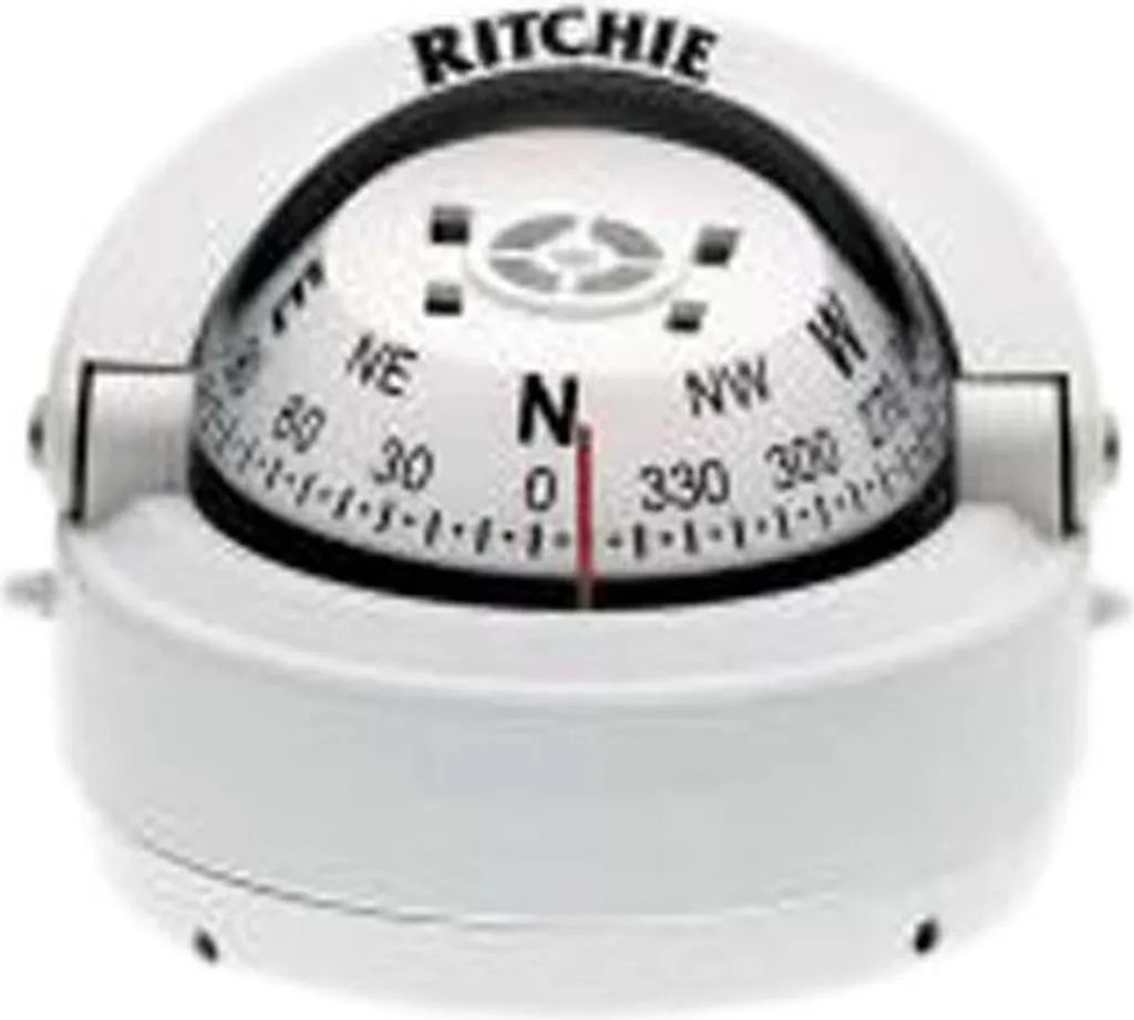 Gardez le Cap sans Électronique : Boussole Ritchie Explorer Blanche Pont