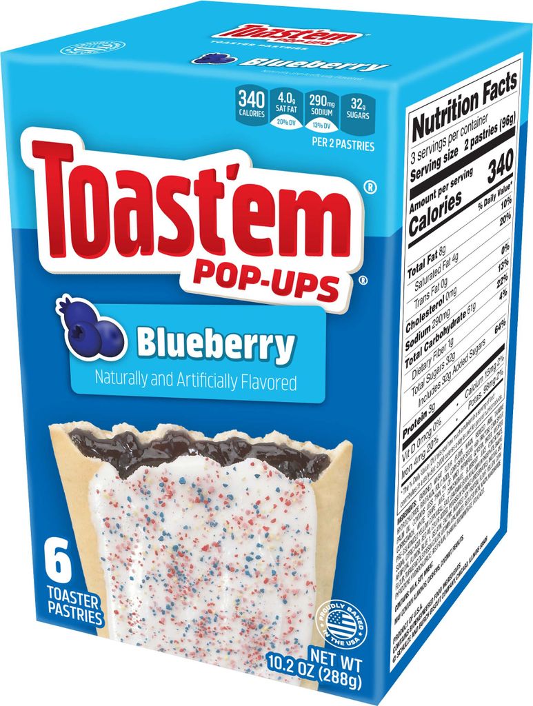 Toast'em Frosted Blueberry (12 x 288g) Produktbild 