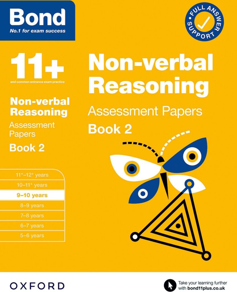 Bond 11+ Non-verbal Reasoning Assessment Papers 9-10 Years Book 2: For 11+ GL assessment and Entrance Exams