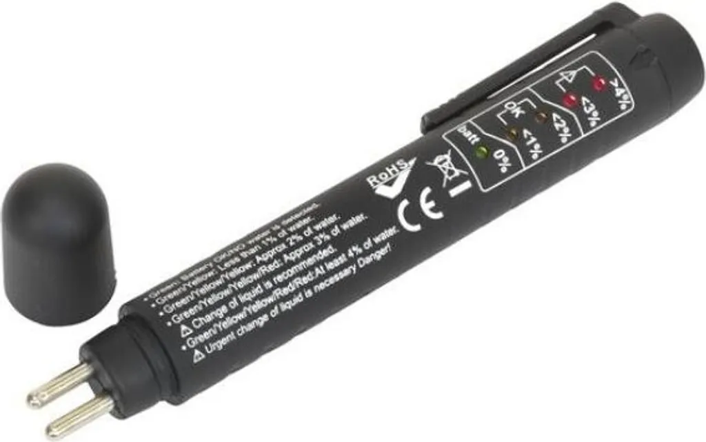 Testeur de liquide de frein avec indicateur LED et capteur de précision