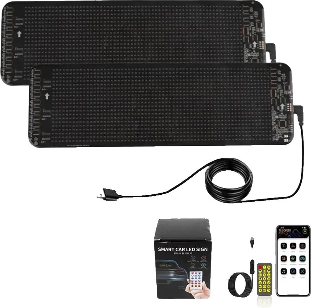 Écran LED Publicitaire pour Attirer Plus de Clients Kit de 2 Panneaux