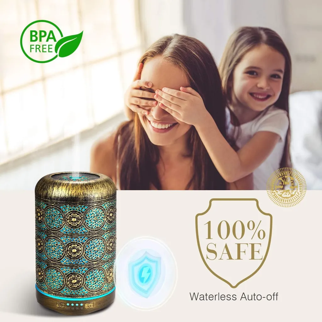 Diffuseur d'Huiles Essentielles Électrique 260 ml Brume Parfumée