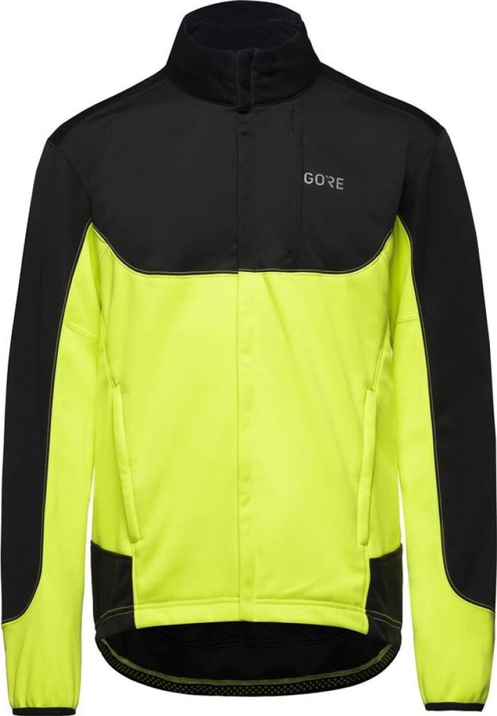 GORE Winddichte Fahrradjacke - C5 GWS THERMO - Gelb/Schwarz L