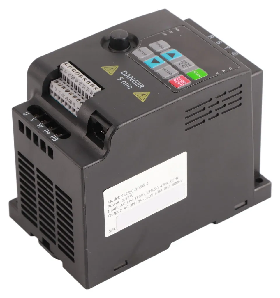 Mini VFD SKI780 1.5kW 380V Triphasé : Variateur Compact Haut Rendement