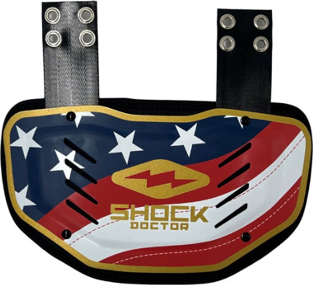 Shock Doctor Showtime Back Plate Adult Stars and Stripes American Football American Football Artikel