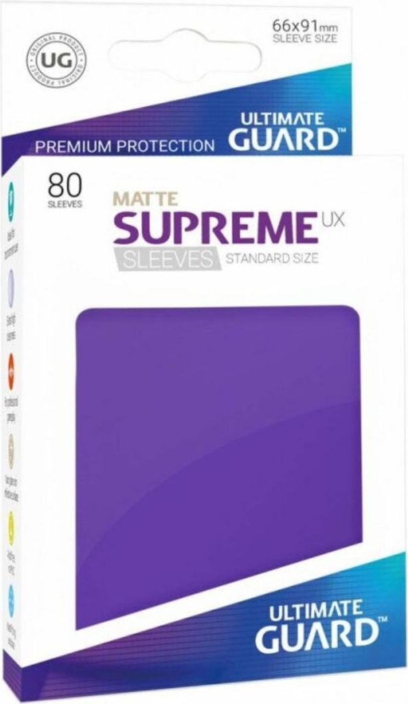 Ultimate Guard Supreme UX Sleeves Standardgröße Matt Braun (80)
