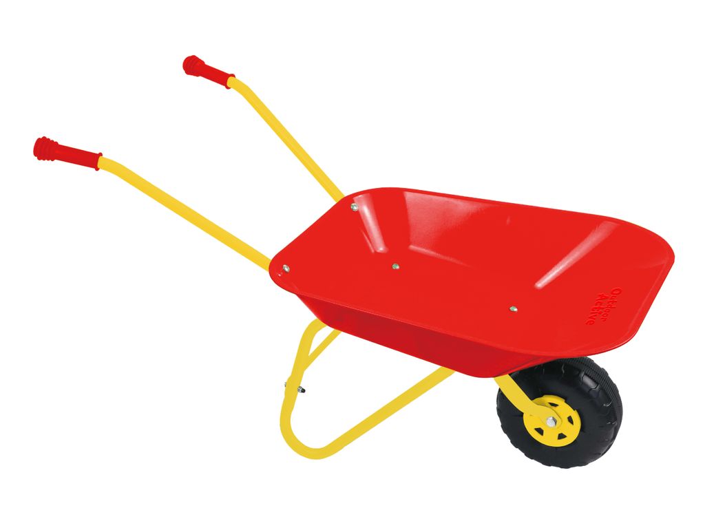 Kinder Metallschubkarre rot - Outdoor Active - 559 Produktbild 