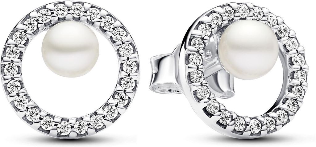 Pandora Ohrstecker Pearl Halo 293154C01 Silber Produktbild 
