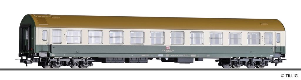 Tillig Reisezugwagen 2. Klasse B 518, Typ Y DB AG Ep. V 74949