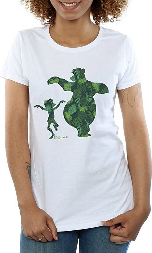 Jungle Book - T-Shirt für Damen BI1005 (M) (Weiß)
