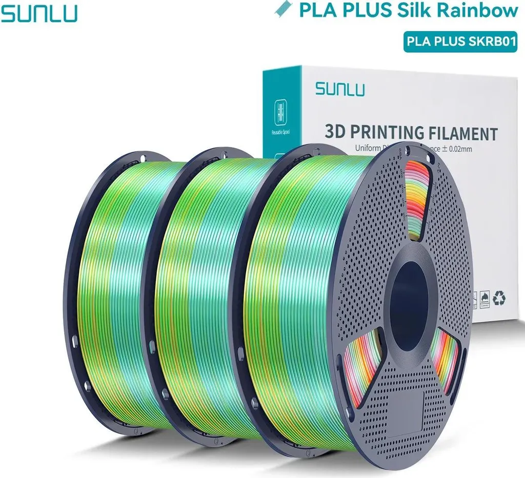 Filament 3D PLA+ Silk dégradé pour objets de décoration et design - 2