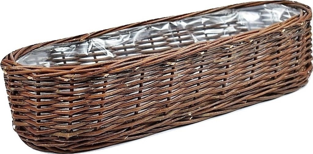 Blumenkasten aus Weide 60 cm Produktbild 