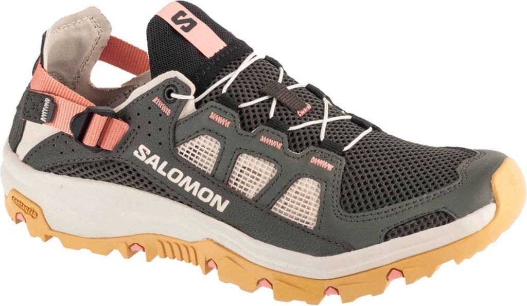 Salomon Techamphibian 5 Women Damen Sandale in Grau, Größe 5.5