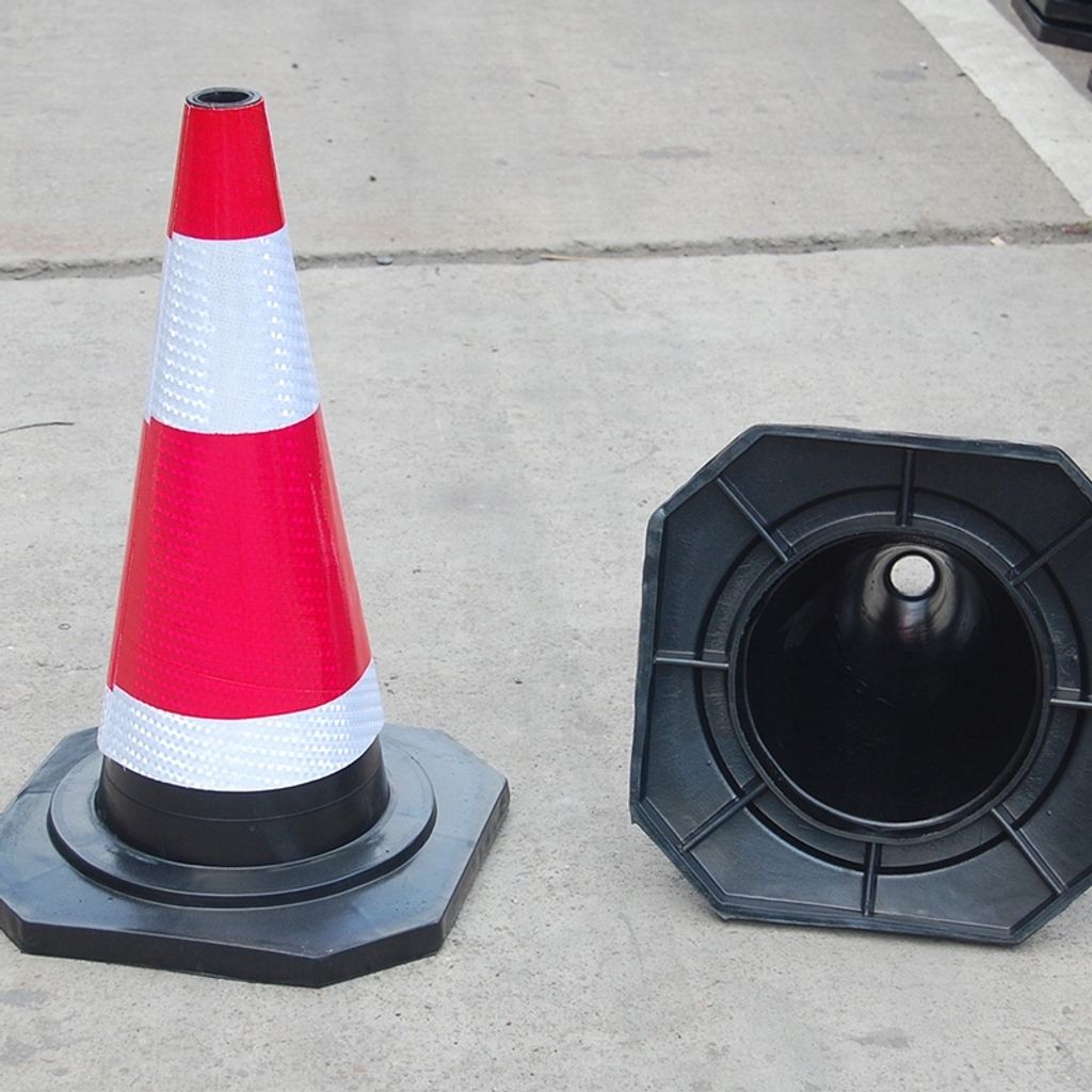 Rebiko Výstražný dopravní kužel, Směrové kužely 50cm Obrázek produktu 4
