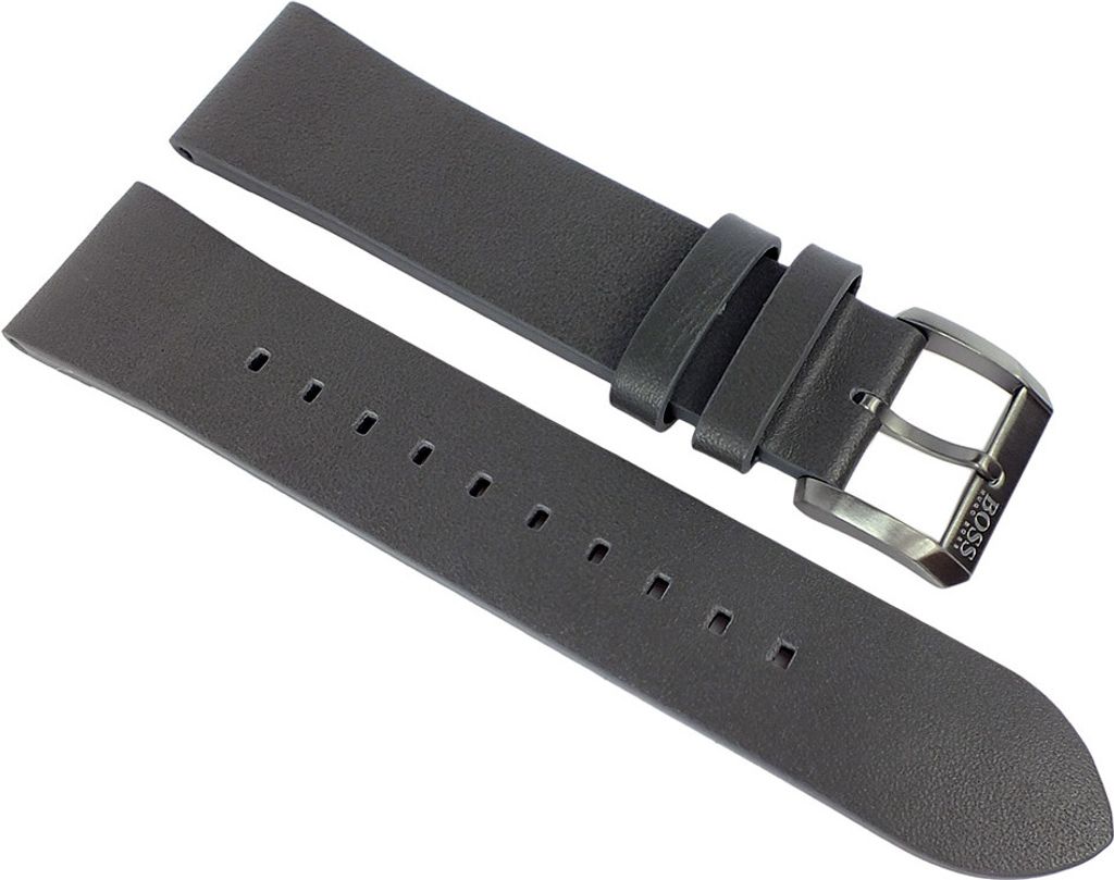 Hugo Boss Architectural Uhrenarmband 22mm graues Lederband > 1513570