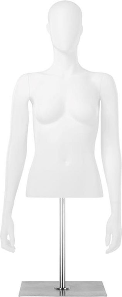 Mannequin Schaufensterpuppe Schaufensterfigur Hans Boodt Frau Torso ETF01 Weiß