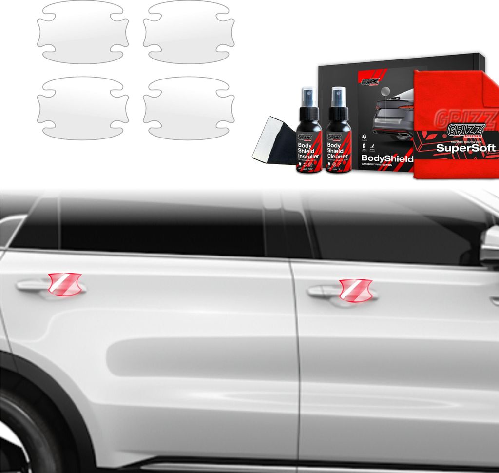 4in1 Schutzfolie für Türgriffmulden - Kia Sorento (2023-2025) Grizz Protector
