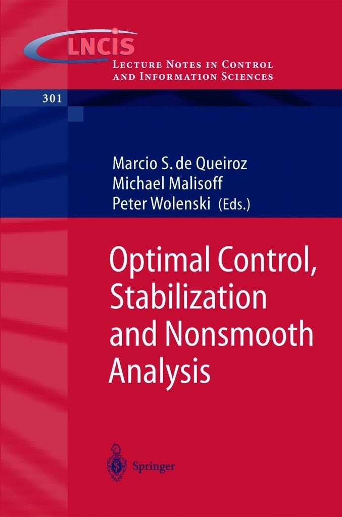 Optimal Control, Stabilization and Nonsmooth Analysis