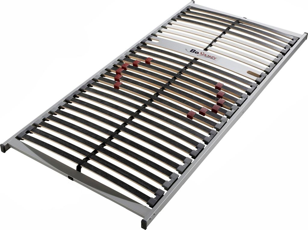 Lattenrost BeSports Duo Powerflex NV, 28 Leisten, besonders flache Bauweise - Größe: 90 x 200 cm