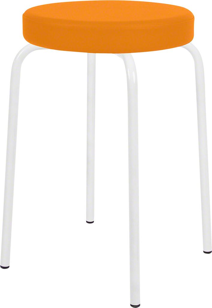 Gymnastikhocker mit Komfort-Polster, Hocker, Stapelhocker, Stapelbar ø 38 cm