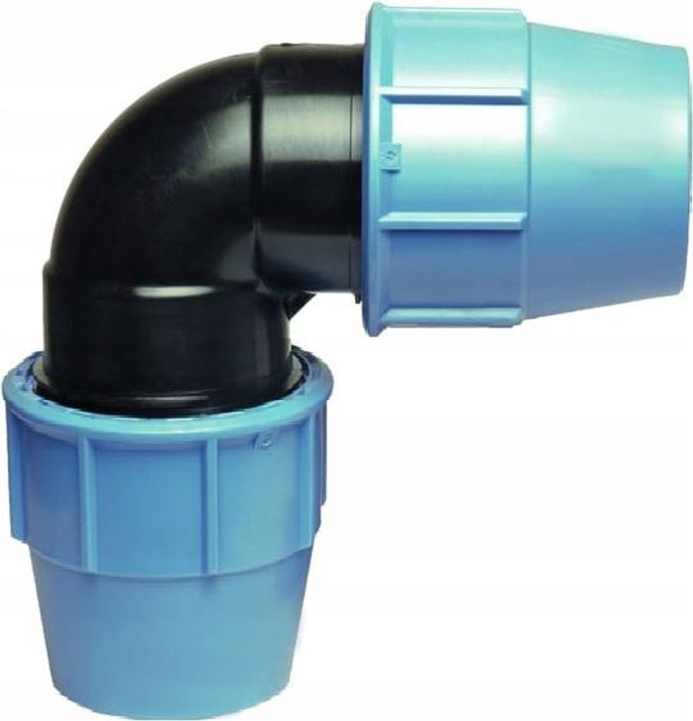 Raccord coudé à 90° - 25 × 25 mm - PE - Résistant à la Image du produit 