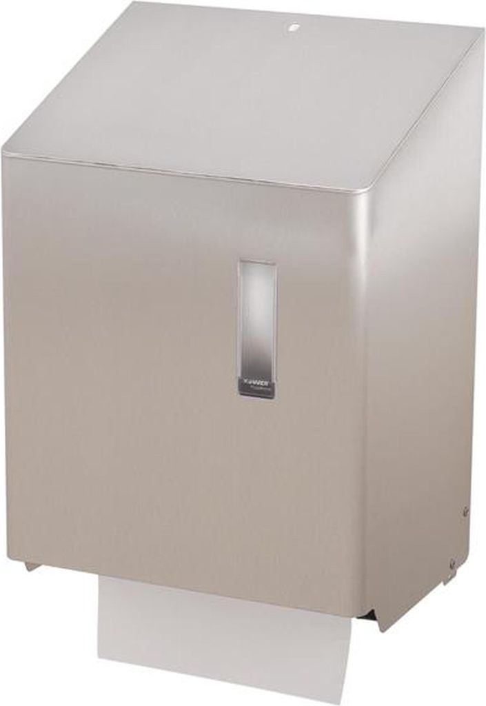 SanTRAL Papierhandtuchspender - Edelstahl - automatic - abschließbar