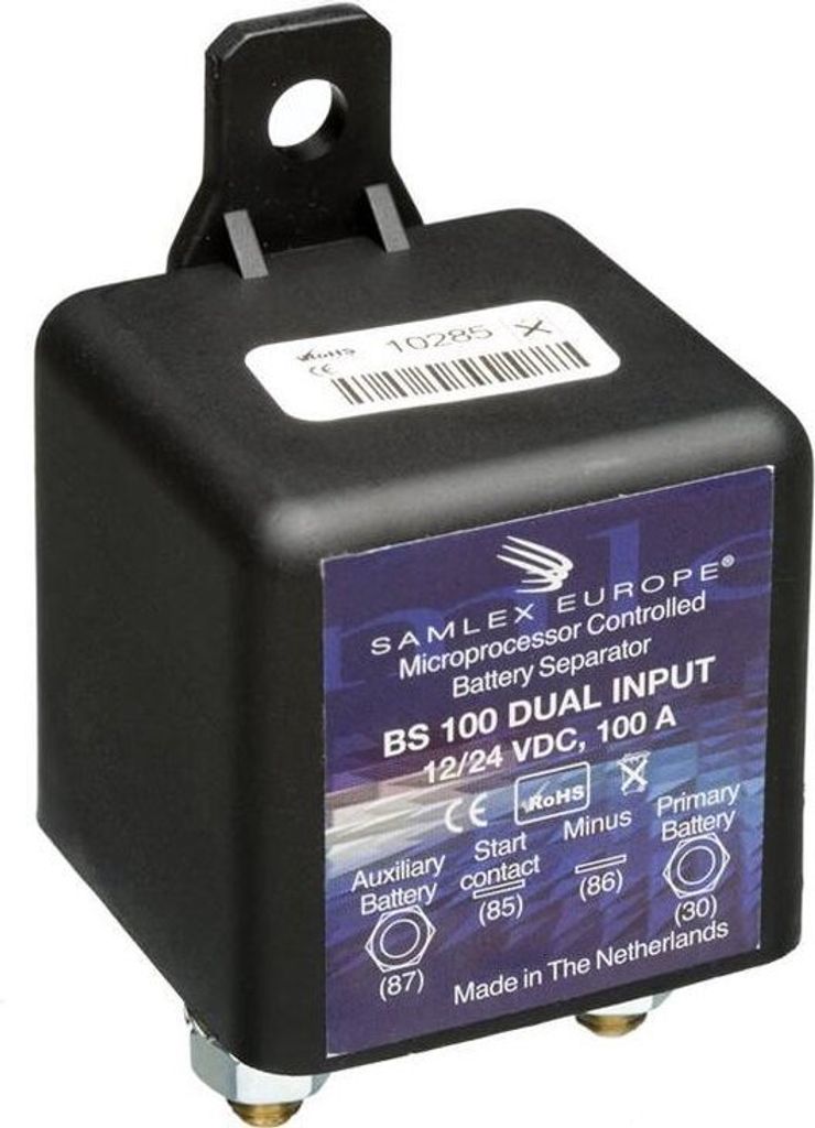 Samlex BS 100 Dual Battery Combiner für 12 und 24 Volt