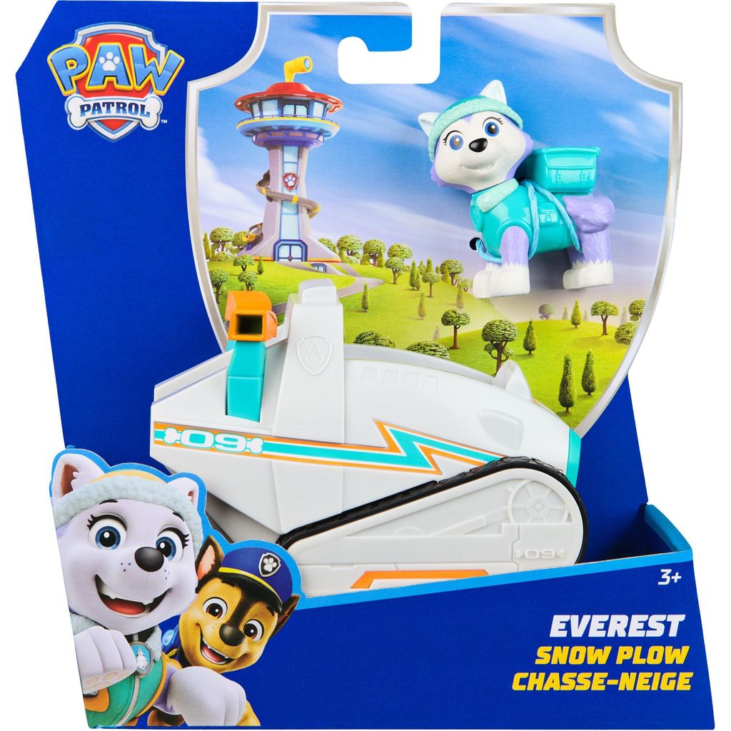 Spin Master Paw Patrol - Schneemobil mit Everest Spielfigur Produktbild 