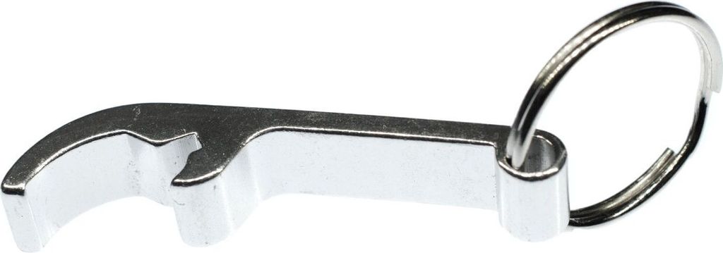Flaschenöffner Schlüsselanhänger Miniblings silber Schlüsselring Bieröffner 54mm