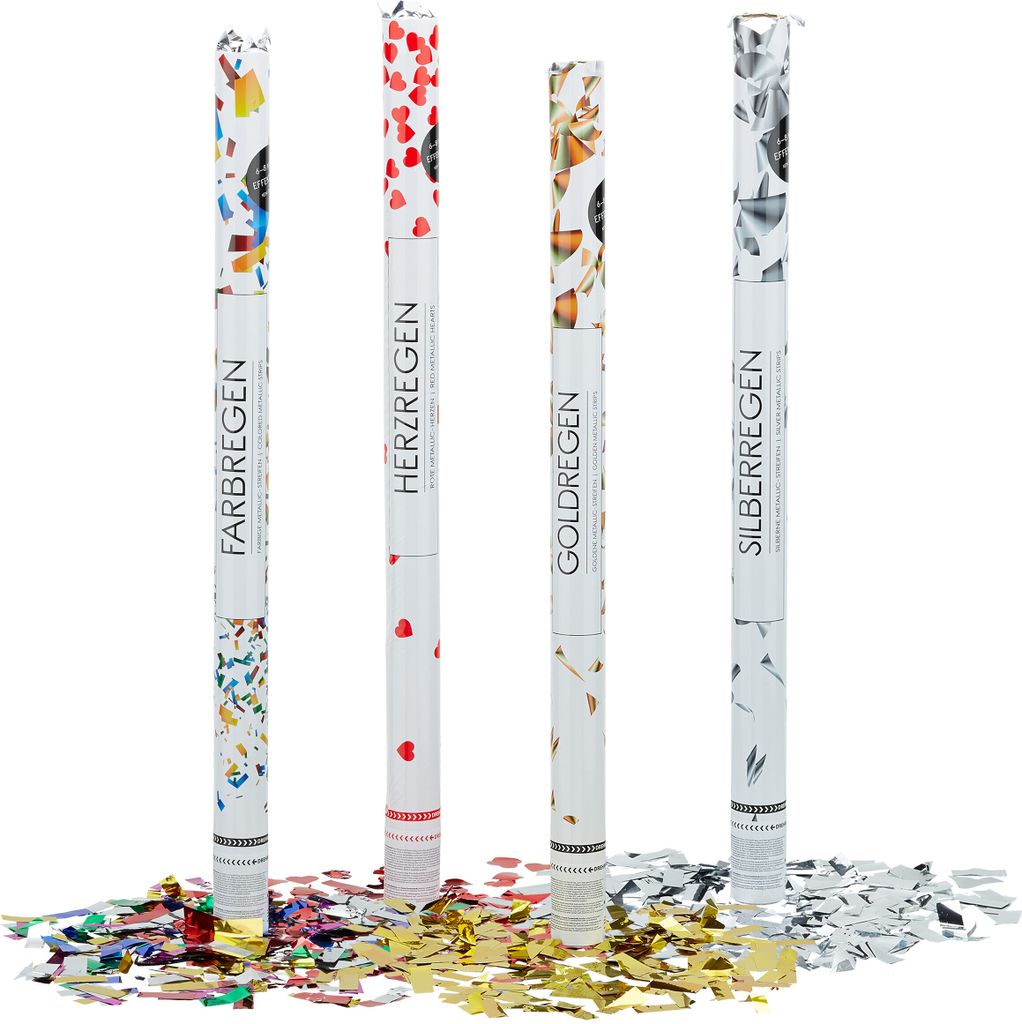 relaxdays 20x Party Popper XL Set